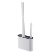 Load image into Gallery viewer, TPR Toilet Brush with Holder Set- Silicone Bristles