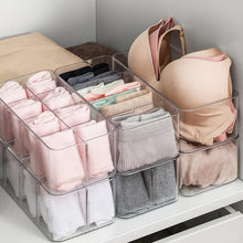 Load image into Gallery viewer, Clear 8 grids storage box