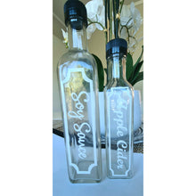 Load image into Gallery viewer, Labelled Bottle with pourer