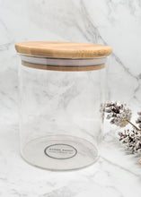 Load image into Gallery viewer, Glass Storage Jar with Bamboo lid -800ml