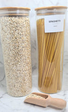 Load image into Gallery viewer, Glass Storage Jar with Bamboo lid -2000 ml