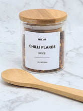 Load image into Gallery viewer, 100ml Spice/ Herb Glass and Bamboo Jar