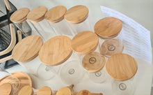 Load image into Gallery viewer, Basic Pantry Set- Glass and Bamboo