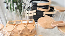Load image into Gallery viewer, Deluxe Glass and Bamboo Pantry SET