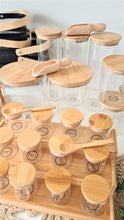 Load image into Gallery viewer, Deluxe Glass and Bamboo Pantry SET