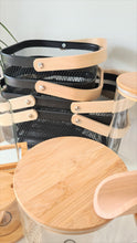 Load image into Gallery viewer, Deluxe Glass and Bamboo Pantry SET