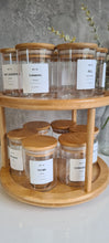 Load image into Gallery viewer, 12 Herbs and Spice Jars (200mls) with 2 Tier Turntable
