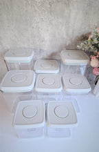 Load image into Gallery viewer, Push Top Airtight Container - 8 pcs Sample Set