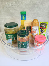 Load image into Gallery viewer, Large  CLEAR Turntable /Lazy Susan