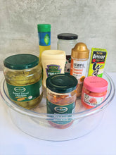 Load image into Gallery viewer, Large  CLEAR Turntable /Lazy Susan