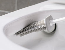 Load image into Gallery viewer, TPR Toilet Brush with Holder Set- Silicone Bristles