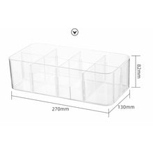 Load image into Gallery viewer, Clear 8 grids storage box