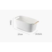Load image into Gallery viewer, PP Storage Basket With Wooden Handle
