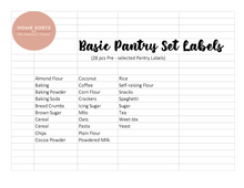 Load image into Gallery viewer, Pantry Set Labels