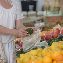 Load image into Gallery viewer, Organic Cotton String Bags - Set of 2 (Medium)