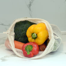 Load image into Gallery viewer, Organic Cotton String Bags - Set of 2 (Medium)