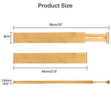 Load image into Gallery viewer, Expandable Bamboo Drawer/Space Dividers