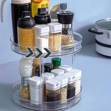Load image into Gallery viewer, 2 Tier CLEAR Turntable /Lazy Susan