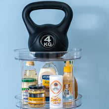 Load image into Gallery viewer, 2 Tier CLEAR Turntable /Lazy Susan