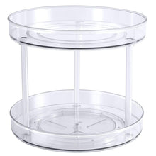 Load image into Gallery viewer, 2 Tier CLEAR Turntable /Lazy Susan