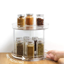 Load image into Gallery viewer, 2 Tier CLEAR Turntable /Lazy Susan