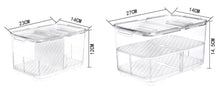 Load image into Gallery viewer, Fridge Storage Container with Drainage Valve -Set of 2