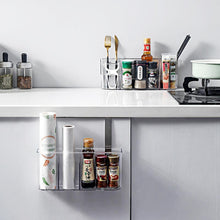 Load image into Gallery viewer, Over the Cabinet Storage Rack with 3 Grids