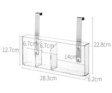 Load image into Gallery viewer, Over the Cabinet Storage Rack with 3 Grids