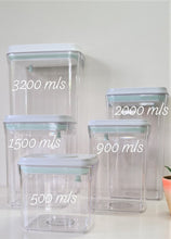 Load image into Gallery viewer, Deluxe Pantry Set Push Top Airtight Container