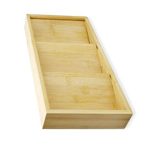 Load image into Gallery viewer, 3 Tier Bamboo Drawer Organiser