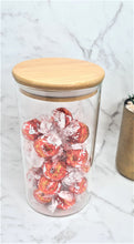 Load image into Gallery viewer, Glass Storage Jar with Bamboo lid -1200ml
