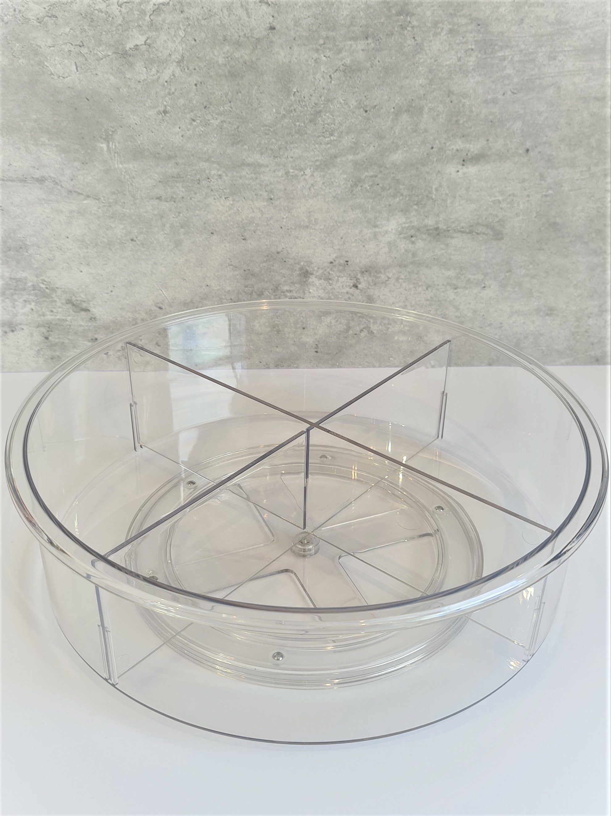 Large CLEAR Turntable /Lazy Susan – Homesorts