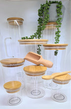 Load image into Gallery viewer, Glass Storage Jar with Bamboo lid -3000ml
