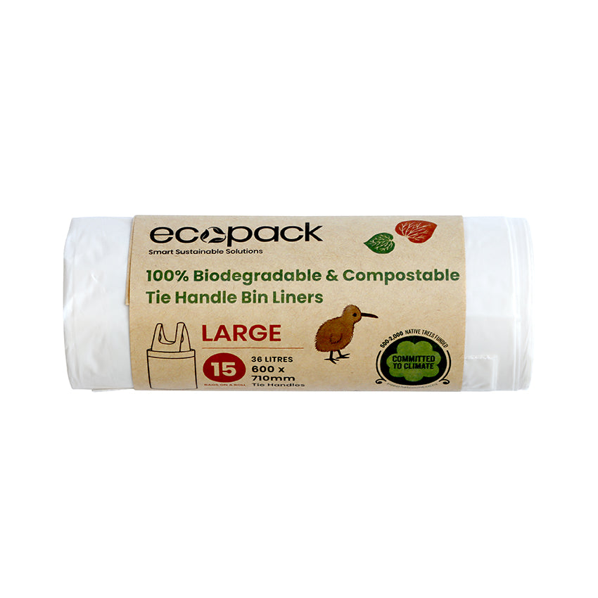 Compostable/Biodegradable Bin Liners 36L