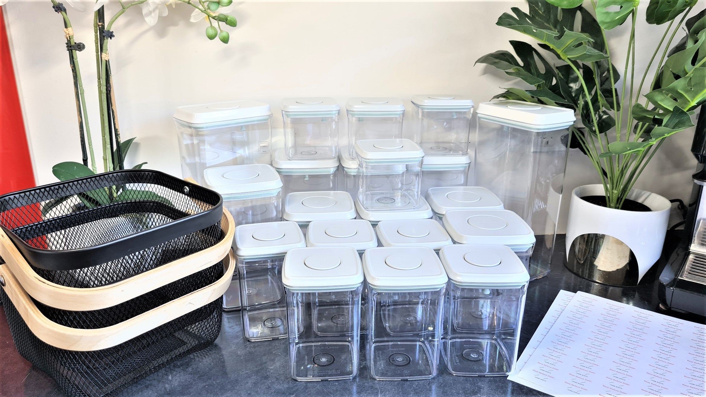 Push Top Airtight Container - Pantry Starter Set A – Homesorts